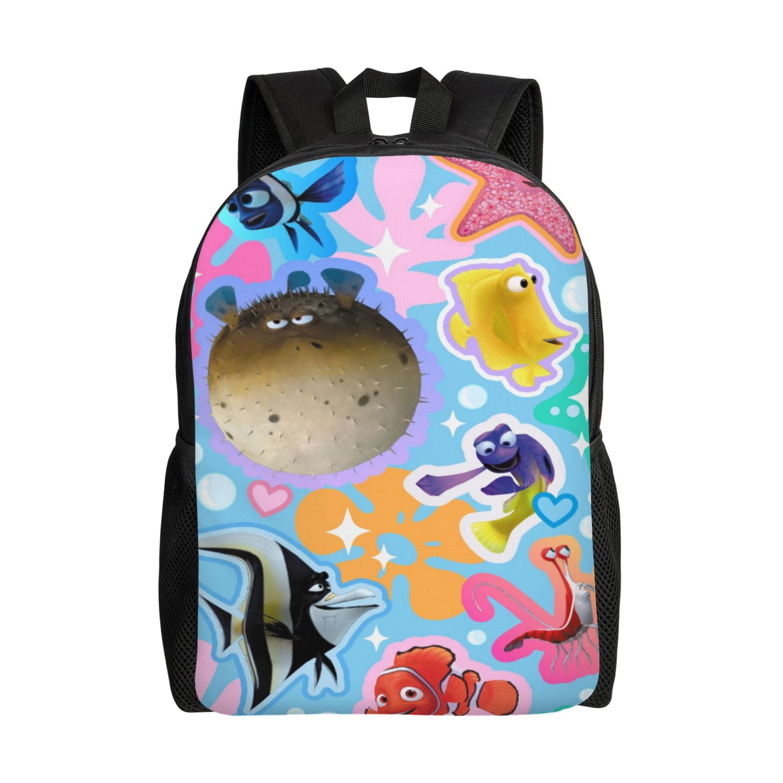 Finding Nemo Backpack, 3D Printed Cartoon Laptop Bag Bookbag ...