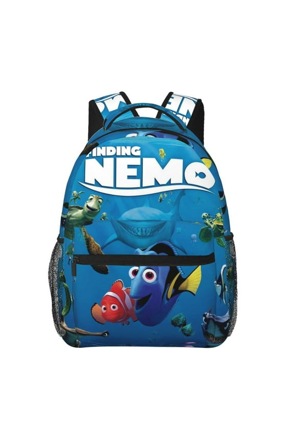 Finding Nemo Backpack All Over Print Casual School Laptop Bags Lightweight Travel Sports Shoulder Daypack Bookbags