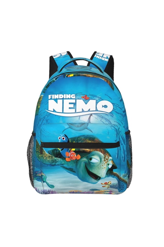Finding Nemo Backpack All Over Print Casual School Laptop Bags Lightweight Travel Sports Shoulder Daypack Bookbags
