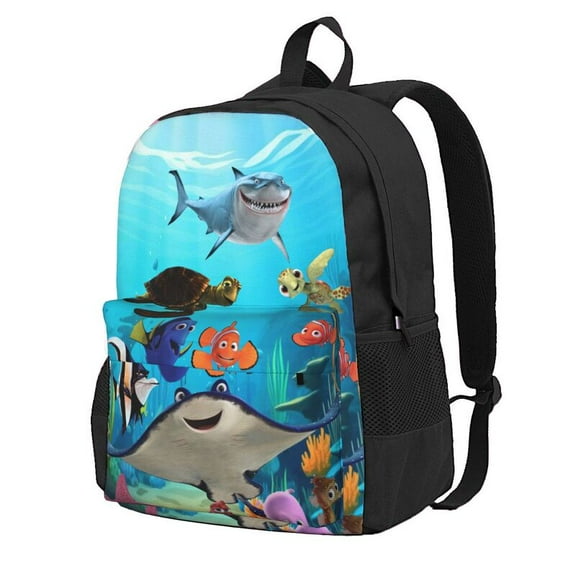 Finding Ne-m Backpack Anime Computer Bag Hiking Bookpack Bag for Adult 16.5in