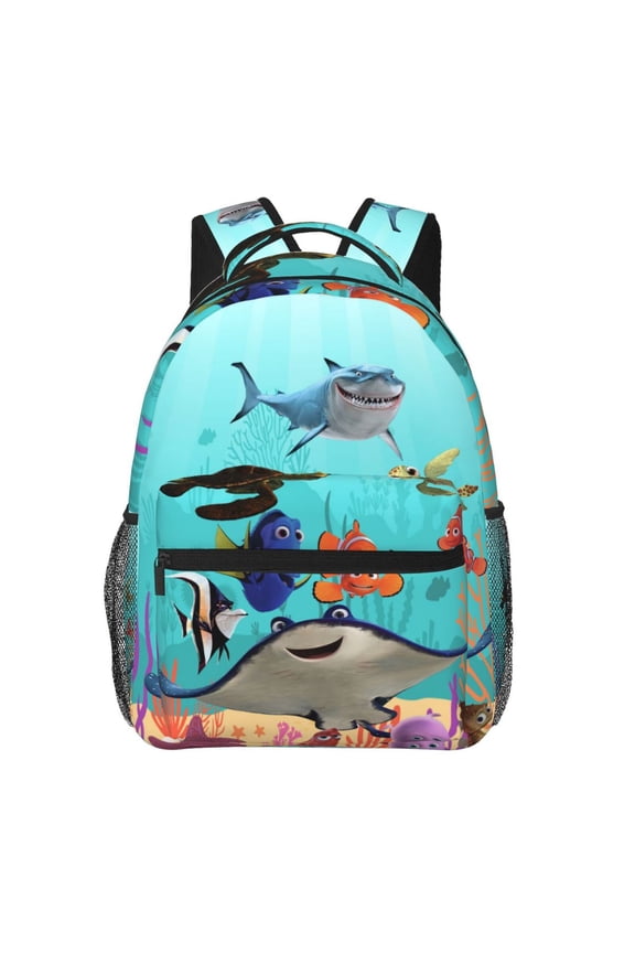 Finding Nem0 Backpack Cute Cartoon Lightweight Backpacks Portable Outdoor Travel Backpack Laptop Bag