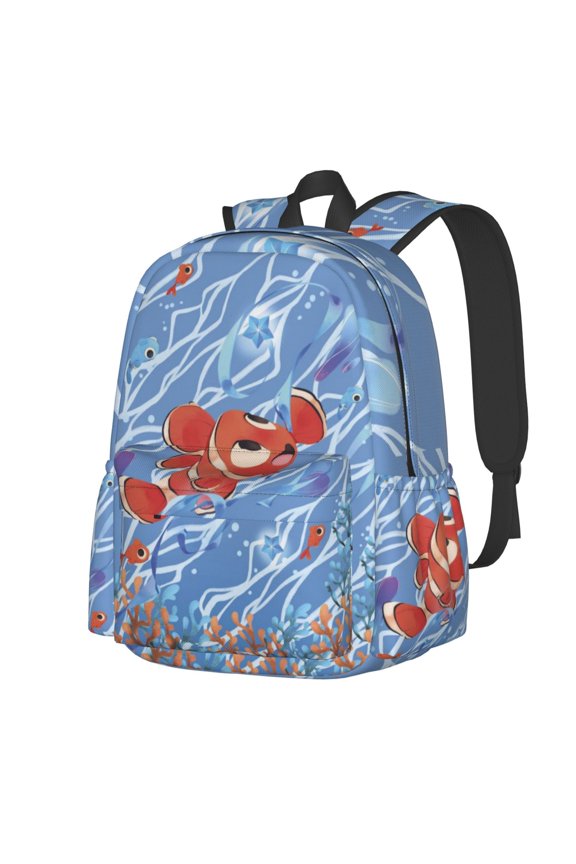 Finding Nemo Backpack Leisure backpack Travel Backpack Laptop Backpack Bags Bookbag 16.9 x 11 x 6.3 inch
