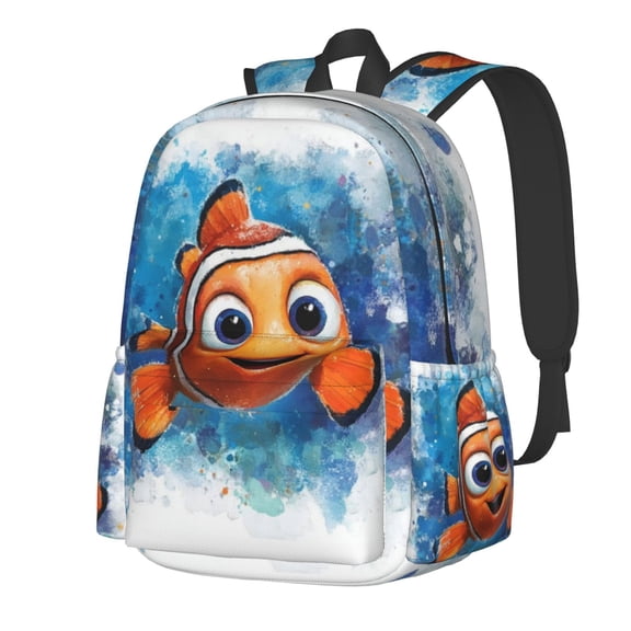 Finding Nemo Backpack Leisure backpack Travel Backpack Laptop Backpack Bags Bookbag 16.9 x 11 x 6.3 inch