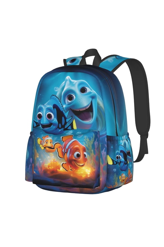 Finding Nemo Backpack Leisure backpack Travel Backpack Laptop Backpack Bags Bookbag 16.9 x 11 x 6.3 inch