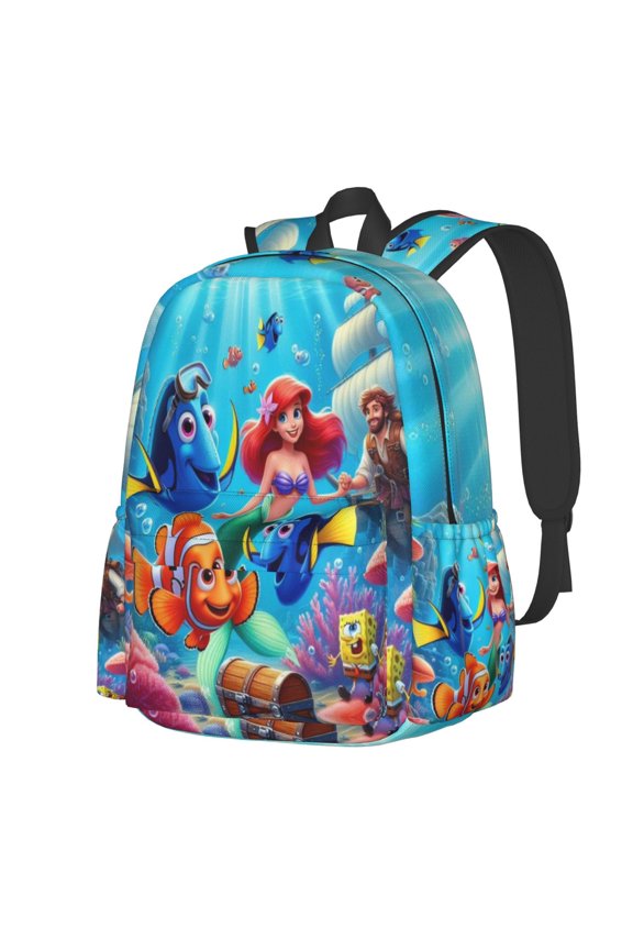 Finding Nemo Backpack Leisure backpack Travel Backpack Laptop Backpack Bags Bookbag 16.9 x 11 x 6.3 inch