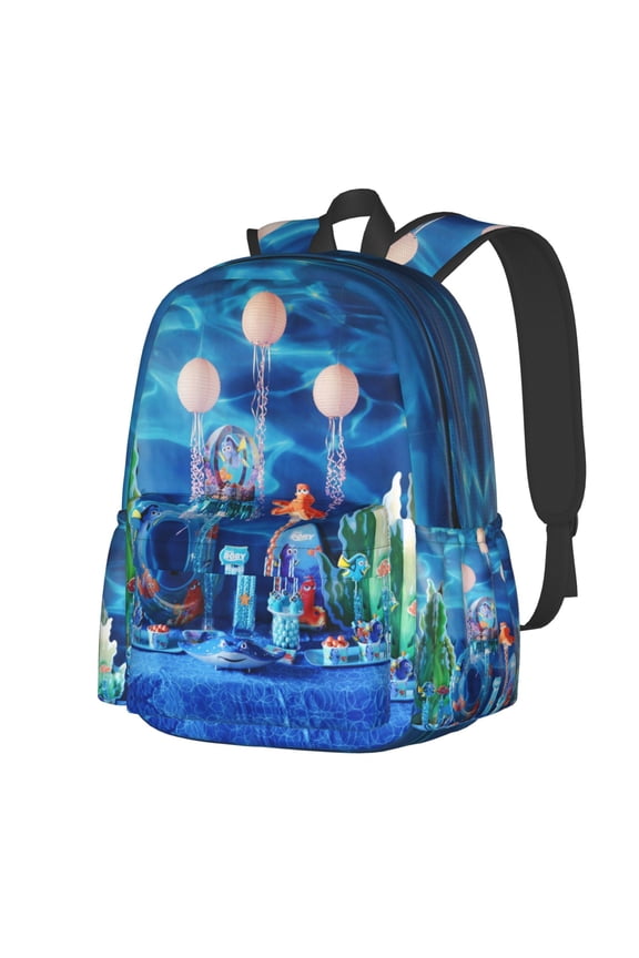 Finding Nemo Backpack Leisure backpack Travel Backpack Laptop Backpack Bags Bookbag 16.9 x 11 x 6.3 inch