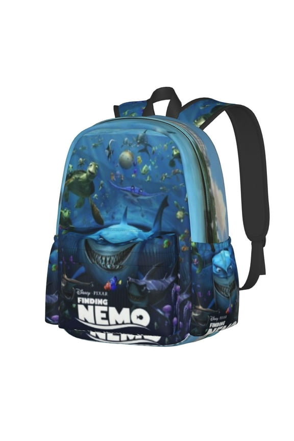 Finding Nemo Backpack Leisure backpack Travel Backpack Laptop Backpack Bags Bookbag 16.9 x 11 x 6.3 inch