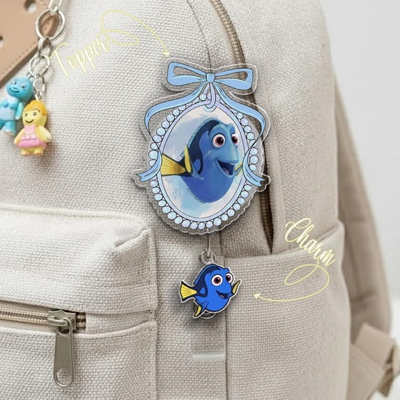 Finding Nemo Badge Reel Cute Ocean Character, Nemo Dory Turtle Inspired, Retractable Nurse ID Holder, Disney Gift for Teacher Nurse C2CO02-4