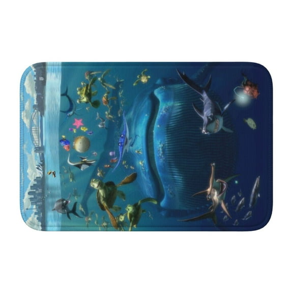 Finding Nemo Bath Rugs Non Slip for Bathroom, Bathroom Mat Rugs, Funny Bath Carpet for Decoration 15.7 x 23.6 inch