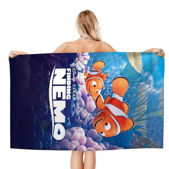 Finding Nemo Beach Quick Drying Towel, durable, lightweight, quick-drying, perfect for sunbathing or swimming.size 30.7x59in (78x150cm)