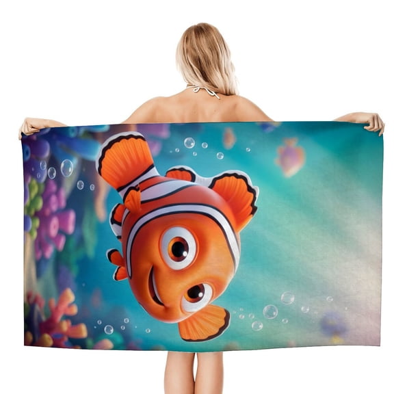 Finding Nemo Beach Quick Drying Towel, lightweight, quick-drying, and sand-proofyour ultimate beach companion.size 30.7x59in (78x150cm)
