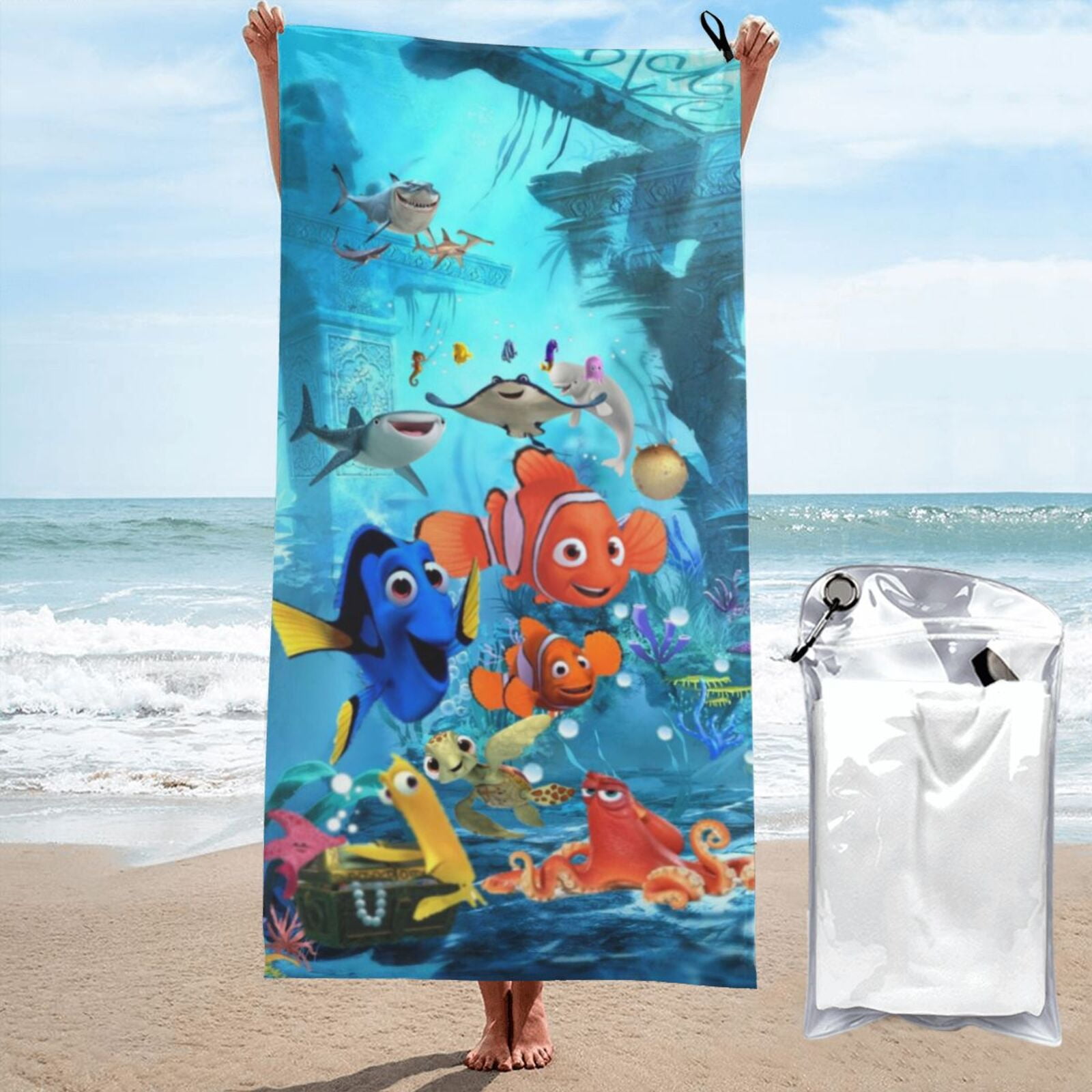 Finding Ne-m Beach Towels Bathroom Towel Lightweight Microfiber Quick ...