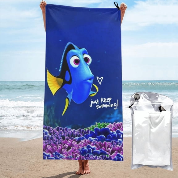 Finding Nemo Beach Towels, Print Quick Dry Lightweight Absorbent Bath Towels, Ultra Soft Microfiber Swim Towel for Travel Beach Gym Camping Yoga Picnics Pool 31.5"X63"