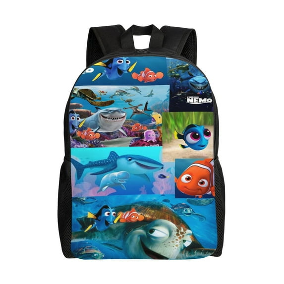 Finding Nemo Cartoon Backpack Cute Large Capacity Casual School Unisex Laptop Bags Travel Sports Daypack Bookbags