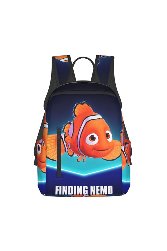 Finding Nemo Cartoon Backpack Cute Printed Casual School Laptop Bags Lightweight Travel Sports Daypack Bookbags