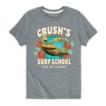 thumbnail image 1 of Finding Nemo - Crush's Surf School - Toddler And Youth Short Sleeve Graphic T-Shirt, 1 of 5