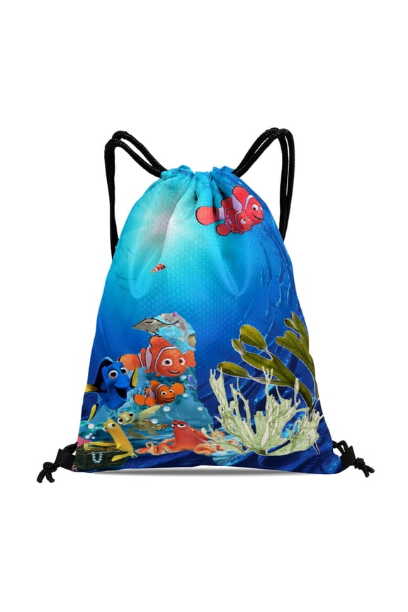 Finding Nemo Daily Backpack:Waterproof, perfect for fitness, hiking, swimming, travel, beach, and shopping, measuring 15.7*17.7 inches (40cm45cm.