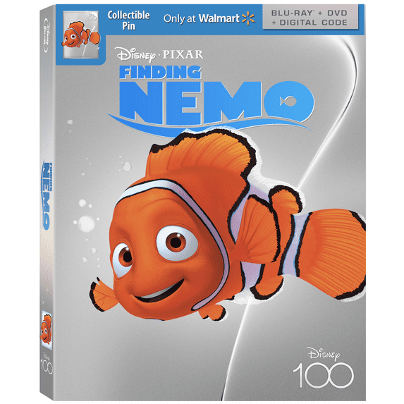Finding Nemo - Disney100 Edition Walmart Exclusive (Blu-ray + DVD + Digital Code)