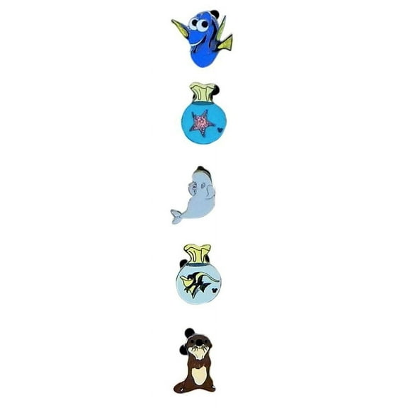 Finding Nemo / Dory Themed 5 Disney Park Trading Pins Starter Set