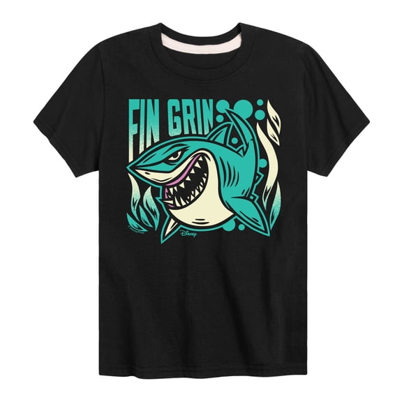 Finding Nemo - Fin Grin Boys' Short Sleeve Graphic T-Shirt
