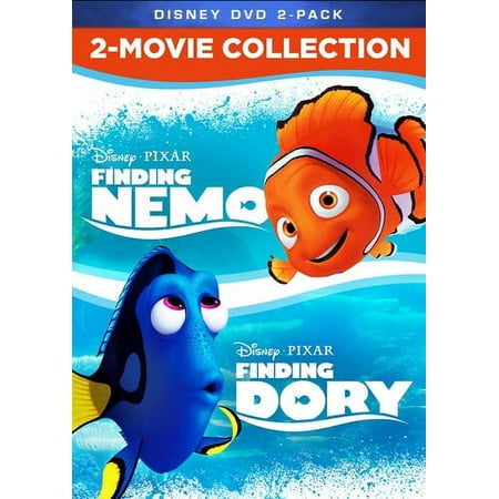 Finding Nemo / Finding Dora: 2-Movie Collection (DVD + DVD), Walt Disney Video, Kids & Family