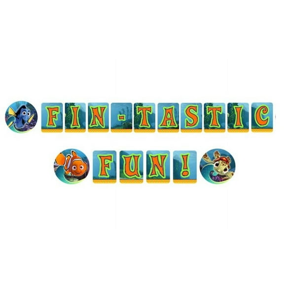 Finding Nemo Fintastic Fun Letter Banner