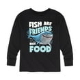 thumbnail image 1 of Finding Nemo - Fish Are Friends Not Food - Toddler And Youth Long Sleeve Graphic T-Shirt, 1 of 5