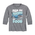 thumbnail image 1 of Finding Nemo - Fish Are Friends Not Food - Toddler And Youth Long Sleeve Graphic T-Shirt, 1 of 5