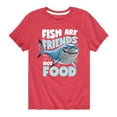 thumbnail image 1 of Finding Nemo - Fish Are Friends Not Food - Toddler And Youth Short Sleeve Graphic T-Shirt, 1 of 5