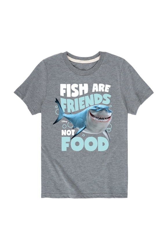 - Fish Are Friends Not Food - Toddler And Youth Short Sleeve Graphic T-Shirt