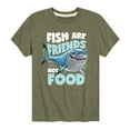 thumbnail image 1 of Finding Nemo - Fish Are Friends Not Food - Toddler And Youth Short Sleeve Graphic T-Shirt, 1 of 5
