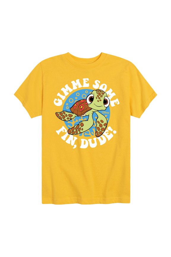 - Gimme Some Fin, Dude! - Toddler And Youth Short Sleeve Graphic T-Shirt