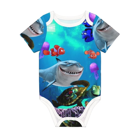 Finding Nemo Jumpsuit Newborn Baby Bodysuit Infant Outfit 0-24Months Kids Short Clothes