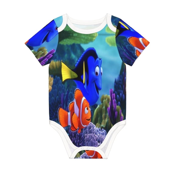 Finding Nemo Jumpsuit Newborn Baby Bodysuit Infant Outfit 0-24Months Kids Short Clothes