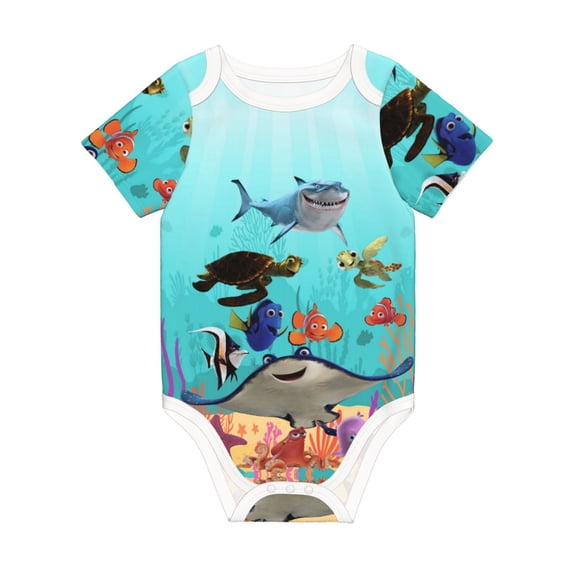 Finding Nemo Jumpsuit Newborn Baby Bodysuit Infant Outfit 0-24Months Kids Short Clothes