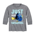 thumbnail image 1 of Finding Nemo - Just Keep Swimming - Toddler And Youth Long Sleeve Graphic T-Shirt, 1 of 5