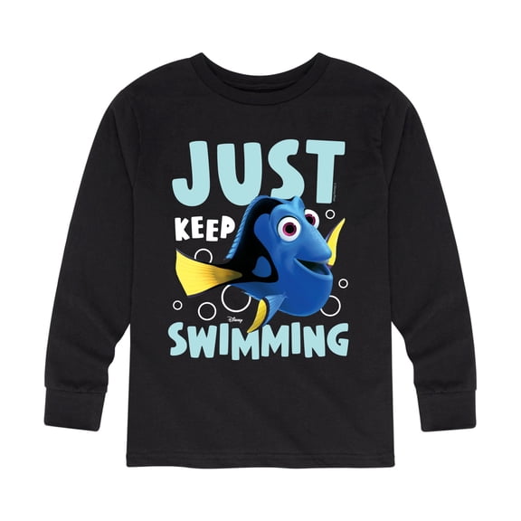 Finding Nemo - Just Keep Swimming - Toddler And Youth Long Sleeve Graphic T-Shirt