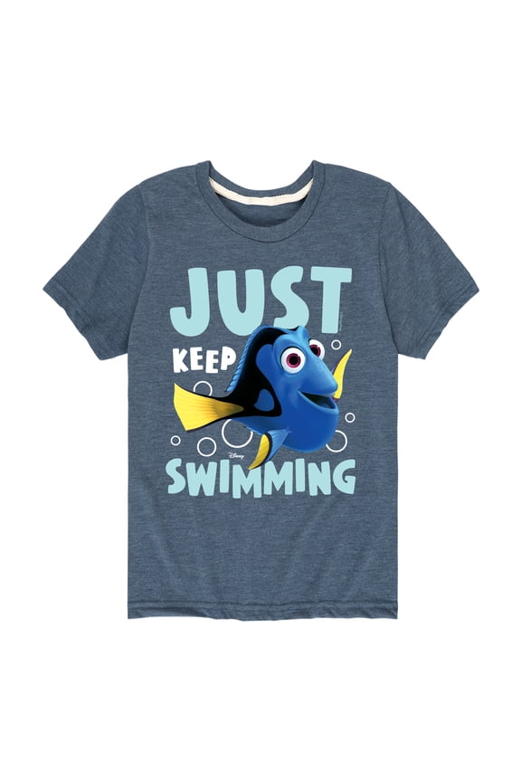 - Just Keep Swimming - Toddler And Youth Short Sleeve Graphic T-Shirt