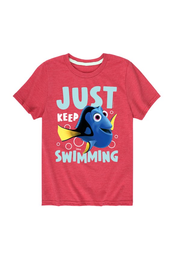- Just Keep Swimming - Toddler And Youth Short Sleeve Graphic T-Shirt