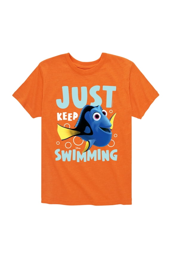 - Just Keep Swimming - Toddler And Youth Short Sleeve Graphic T-Shirt