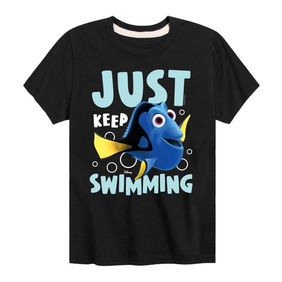 Finding Nemo - Just Keep Swimming - Toddler And Youth Short Sleeve Graphic T-Shirt