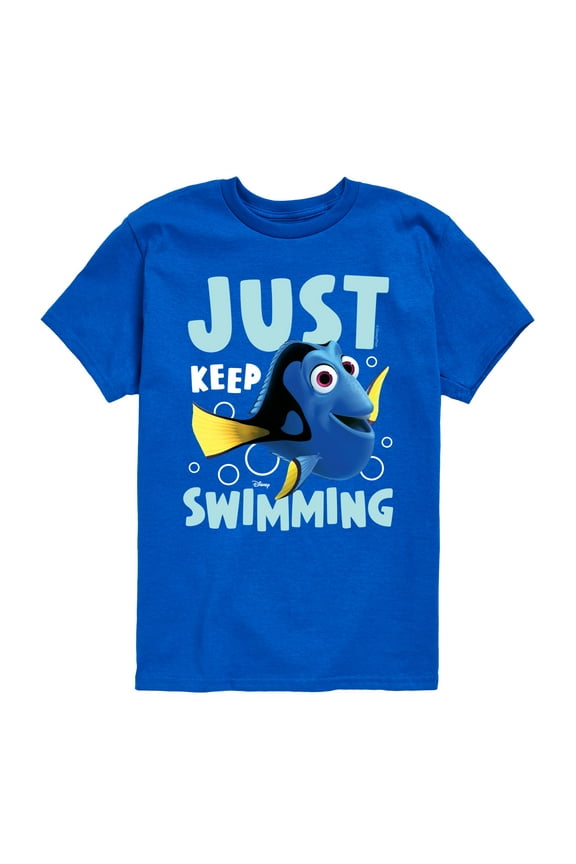 - Just Keep Swimming - Toddler And Youth Short Sleeve Graphic T-Shirt