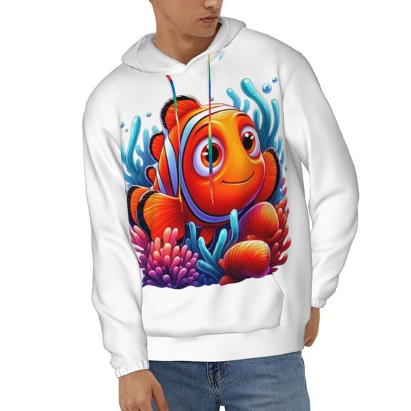 Finding Nemo Men's Hoodie Novelty Graphic Long Sleeve Adult Sweatshirt Casual Unisex Pullover Sweater Hooded Tracksuit