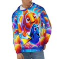 thumbnail image 1 of Finding Nemo Men's Hoodie Novelty Graphic Long Sleeve Adult Sweatshirt Casual Unisex Pullover Sweater Hooded Tracksuit, 1 of 8