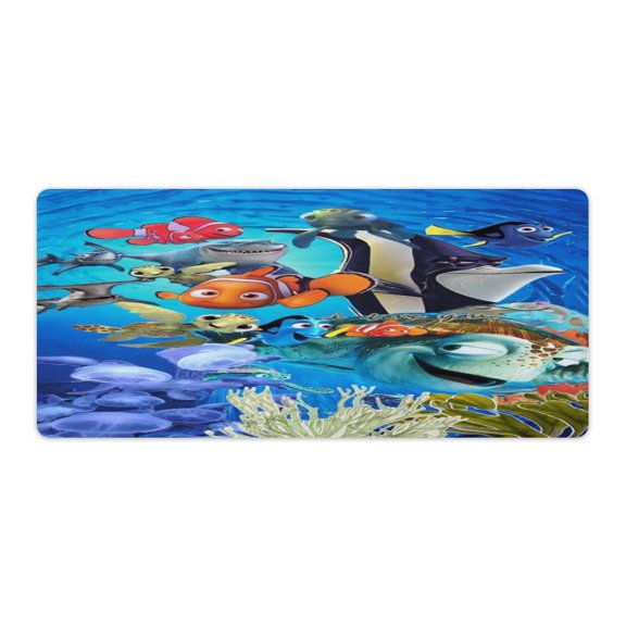 Finding Ne-m Mousepad Rectangle Cartoon Printed Non-Slip Rubber Base Mouse Pad