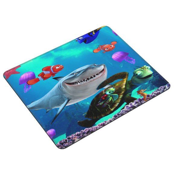 Finding Ne-m Mousepad Rectangle Cartoon Printed Non-Slip Rubber Base Mouse Pad