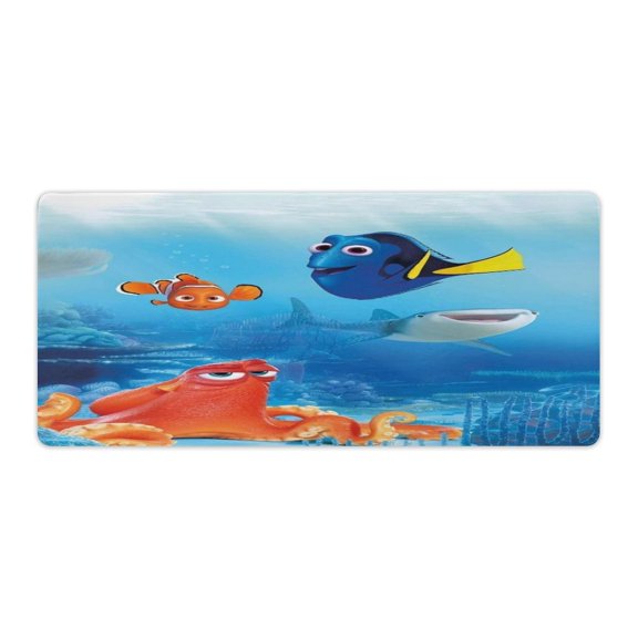 Finding Ne-m Mousepad Rectangle Cartoon Printed Non-Slip Rubber Base Mouse Pad