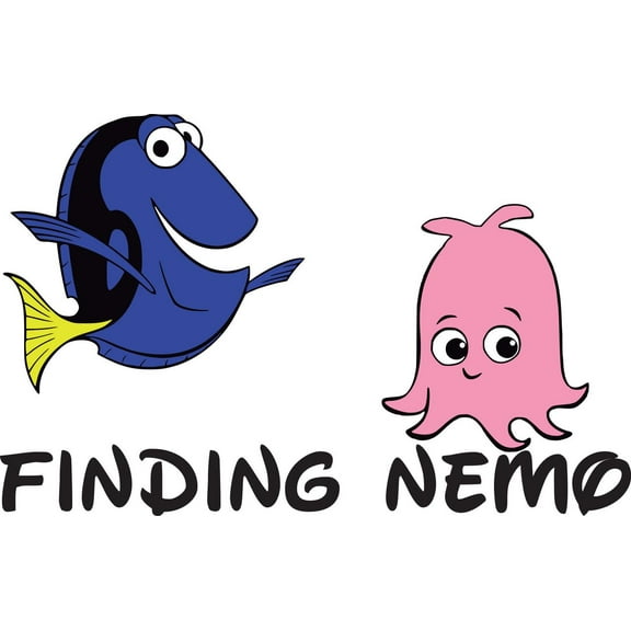 Finding Nemo Movie Baby Kid Childrens Girl Boy Picture Art Mural Custom Wall Decal Vinyl Sticker 10 Inches X 14 Inches