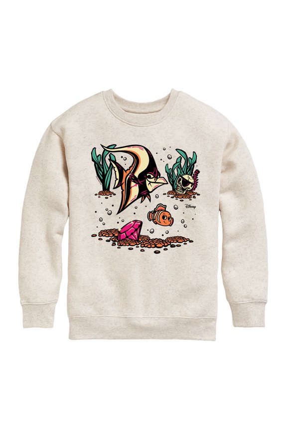 - Nemo And Gill - Youth Boys Crew Fleece Sweatshirt