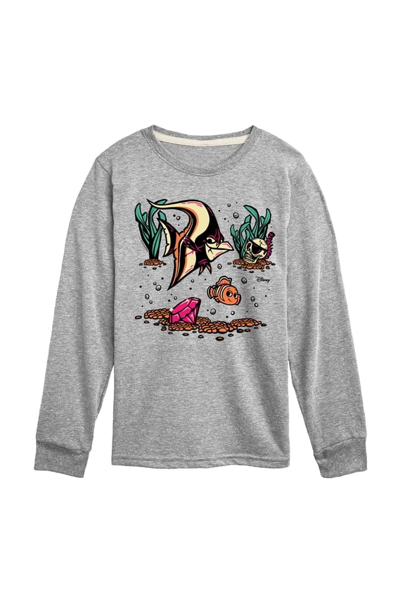 - Nemo And Gill - Youth Boys Long Sleeve Graphic T-Shirt